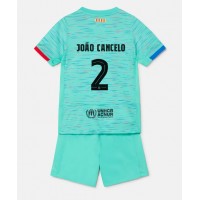 Billiga Barcelona Joao Cancelo #2 Barnkläder Tredje fotbollskläder till baby 2023-24 Kortärmad (+ Korta byxor)